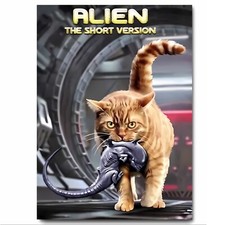 Listing image for Alien The Short Version Parody Artwork Printed On Sheet Metal
