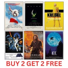 Listing image for CLASSIC MOVIE FILM POSTERS POSTER PRINTS WALL ART A5 A4 A3