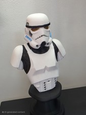 Listing image for Imperial Stormtrooper Bust - Star Wars Memorabilia / sci-fii Collectible Unique